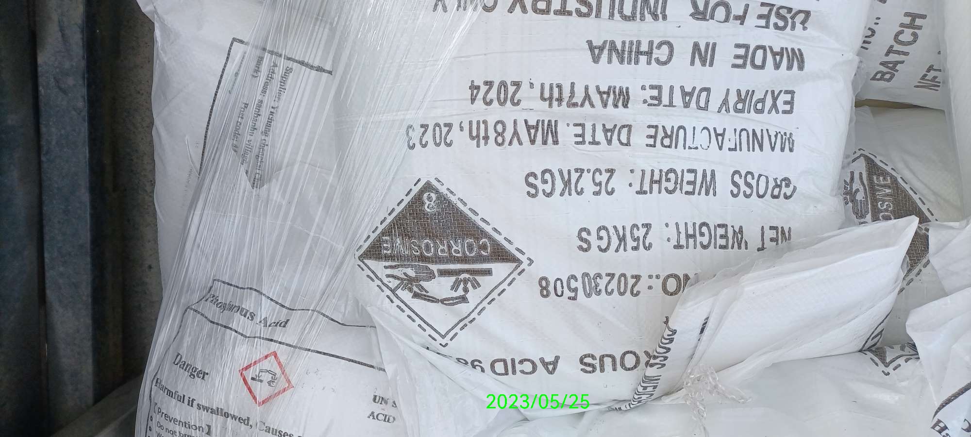 Промышленный химический порошок КАС 13598-36-2 фосфористой кислоты Х3ПО3 98,0% 99,0% кристаллический