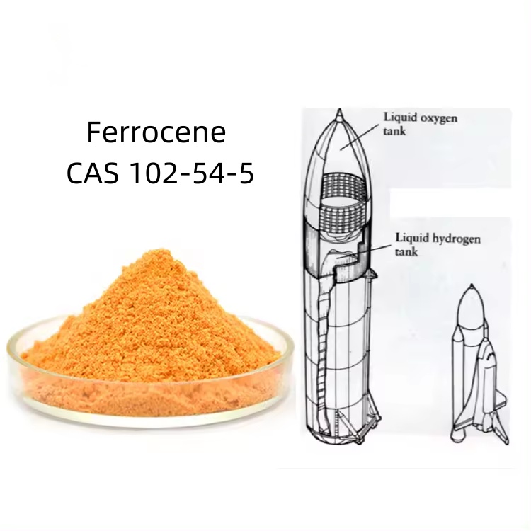 Китай Производство ферроценового порошка для фейерверков Ферроцен 99% CAS 102-54-5